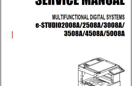 Toshiba e-STUDIO 2008A 2508A 3008A 3508A 4508A 5008A  Service Manual